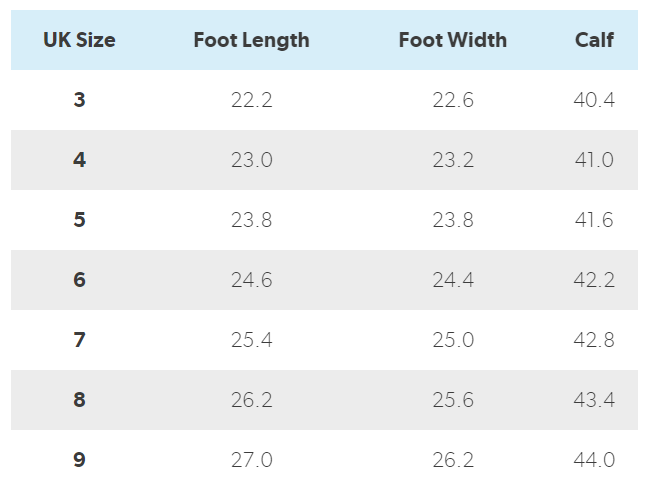 Find Your Shoe Size – Fugu Japan